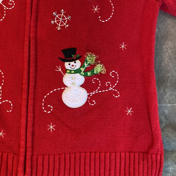 Vintage Christmas snowman sweater - Picture 5 of 11
